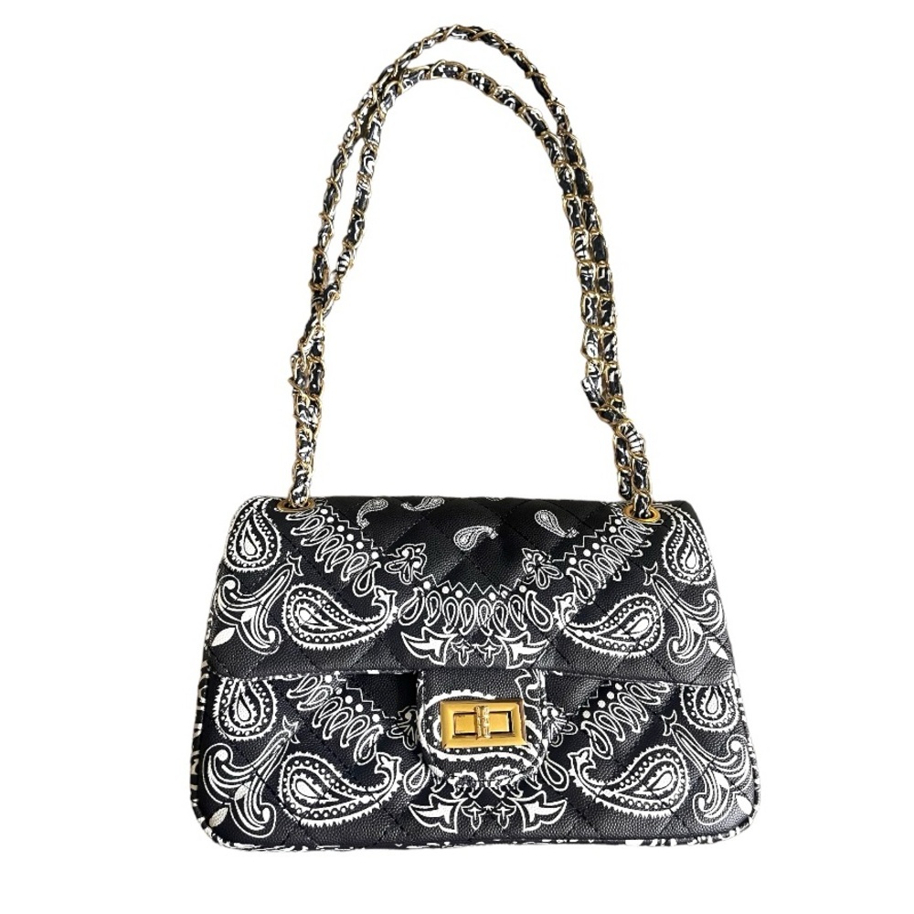 Bandana print purse
